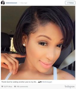 Ex-Beauty Queen Dabota Lawson Rocks Natural Hair in Birthday Photos