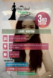 Win Miss Ideal Nigeria 2016