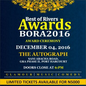 BORA 2016 : BEST OF RIVERS AWARDS