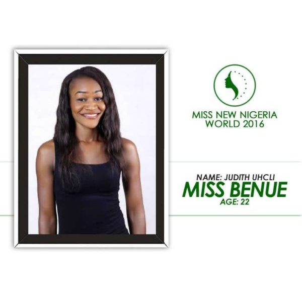 Miss New Nigeria World 2016 Contestants