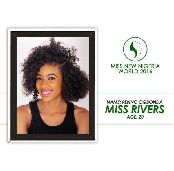 Miss New Nigeria World 2016 Contestants