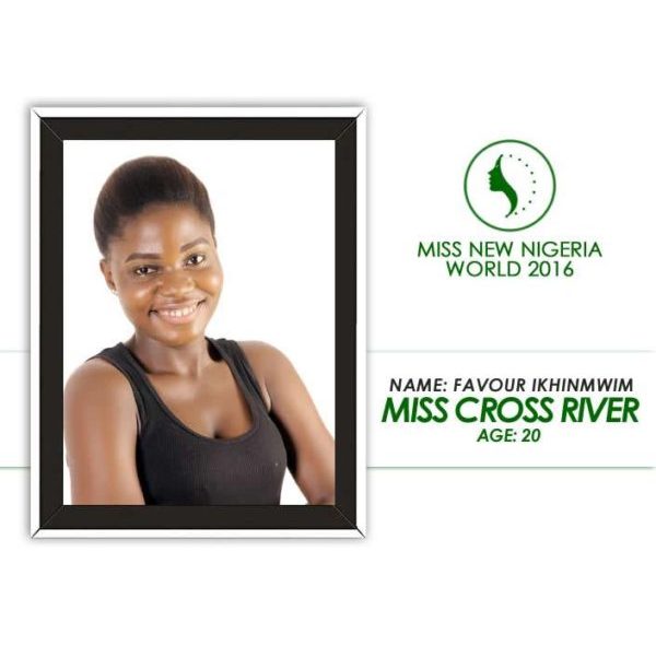 Miss New Nigeria World 2016 Contestants