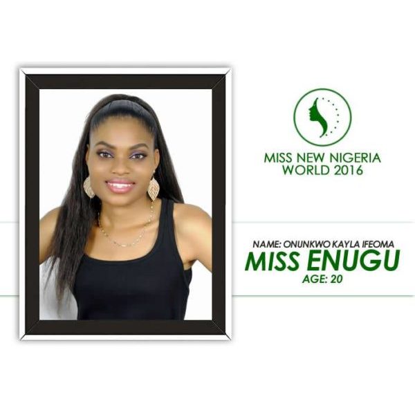 Miss New Nigeria World 2016 Contestants