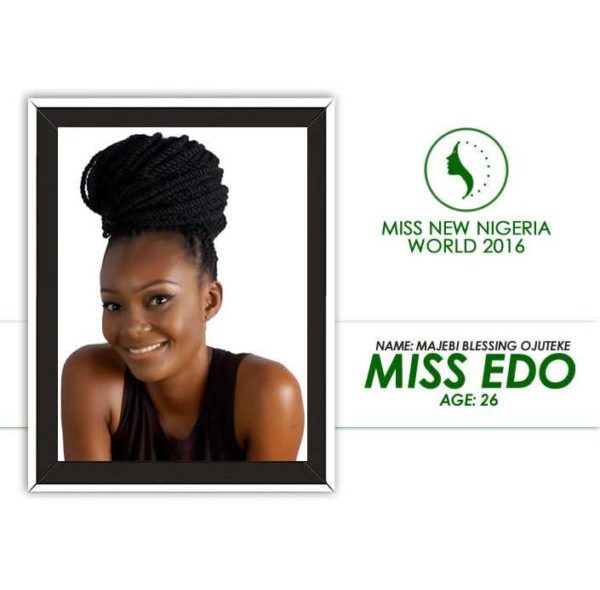 Miss New Nigeria World 2016 Contestants