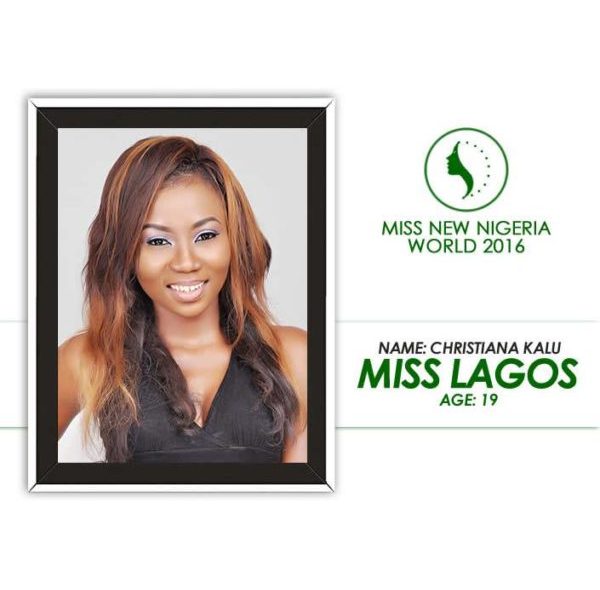 Miss New Nigeria World 2016 Contestants