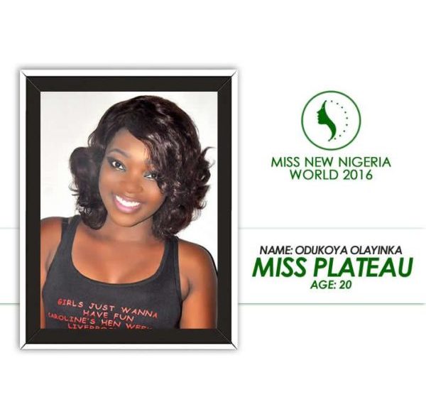 Miss New Nigeria World 2016 Contestants