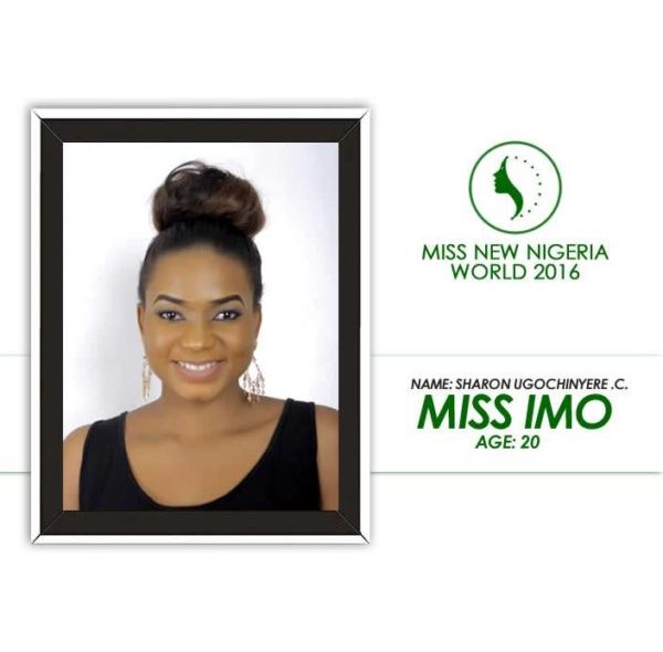 Miss New Nigeria World 2016 Contestants