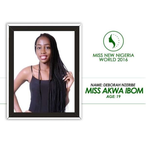 Miss New Nigeria World 2016 Contestants