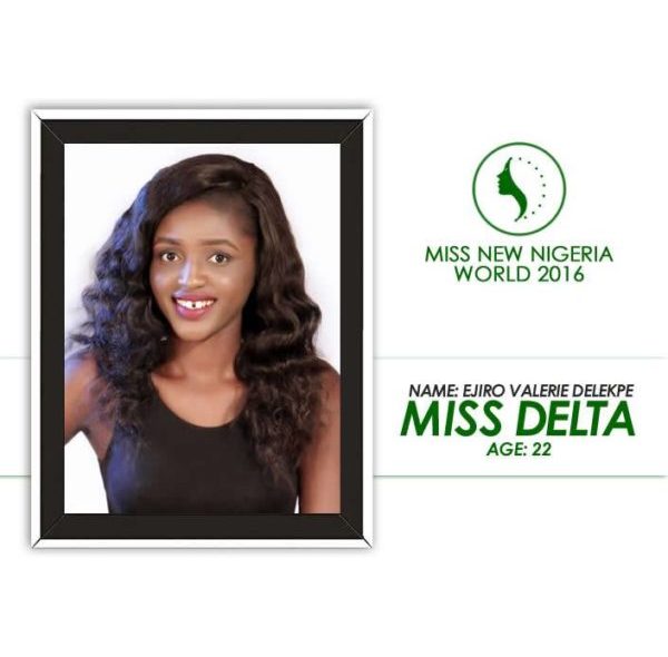 Miss New Nigeria World 2016 Contestants