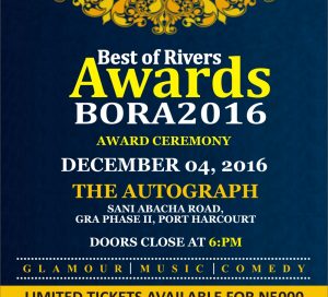 BORA 2016 : BEST OF RIVERS AWARDS